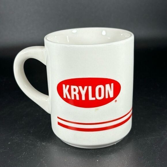 Vintage Krylon Spray Paint Logo Coffee‎ Mug Graffiti Artists 80’s - Picture 1 of 4